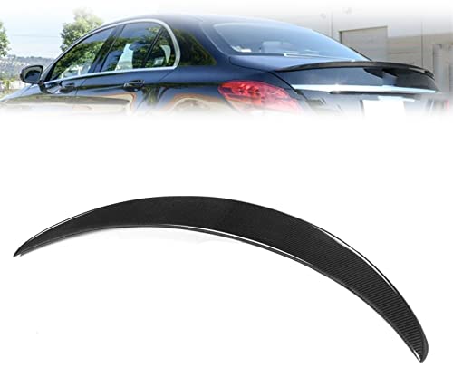 Becquet en carbone véritable W205 4DR lèvre de coffre haut de gamme Benz C300