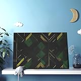 JKASDTRP Geometrische Wandkunst für Wohnzimmer, 30,5 x 45,7 cm, moderner Leinwanddruck, Bild, Kunstwerk, große Wanddekoration für Wohnzimmer, Büro, Schlafzimmer, Heimdekoration