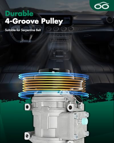 Image of SCITOO AC Compressor for Toyota for Corolla 1.8L 1993-1997, Fast Cooling Air Conditioner Compressor for Geo for Prizm 1.6L 1989-1992, for Mazda for RX-7 1.3L 1993-1994