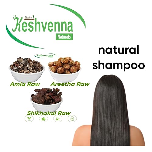 Keshvenna naturals Amla, Areetha, Shikakai dry (whole) raw for hair Soapnuts,Sapindus,Indian Gooseberry,Shikakai, Acacia Concinna hair Shampoo pack- 100 * 3= 300gm