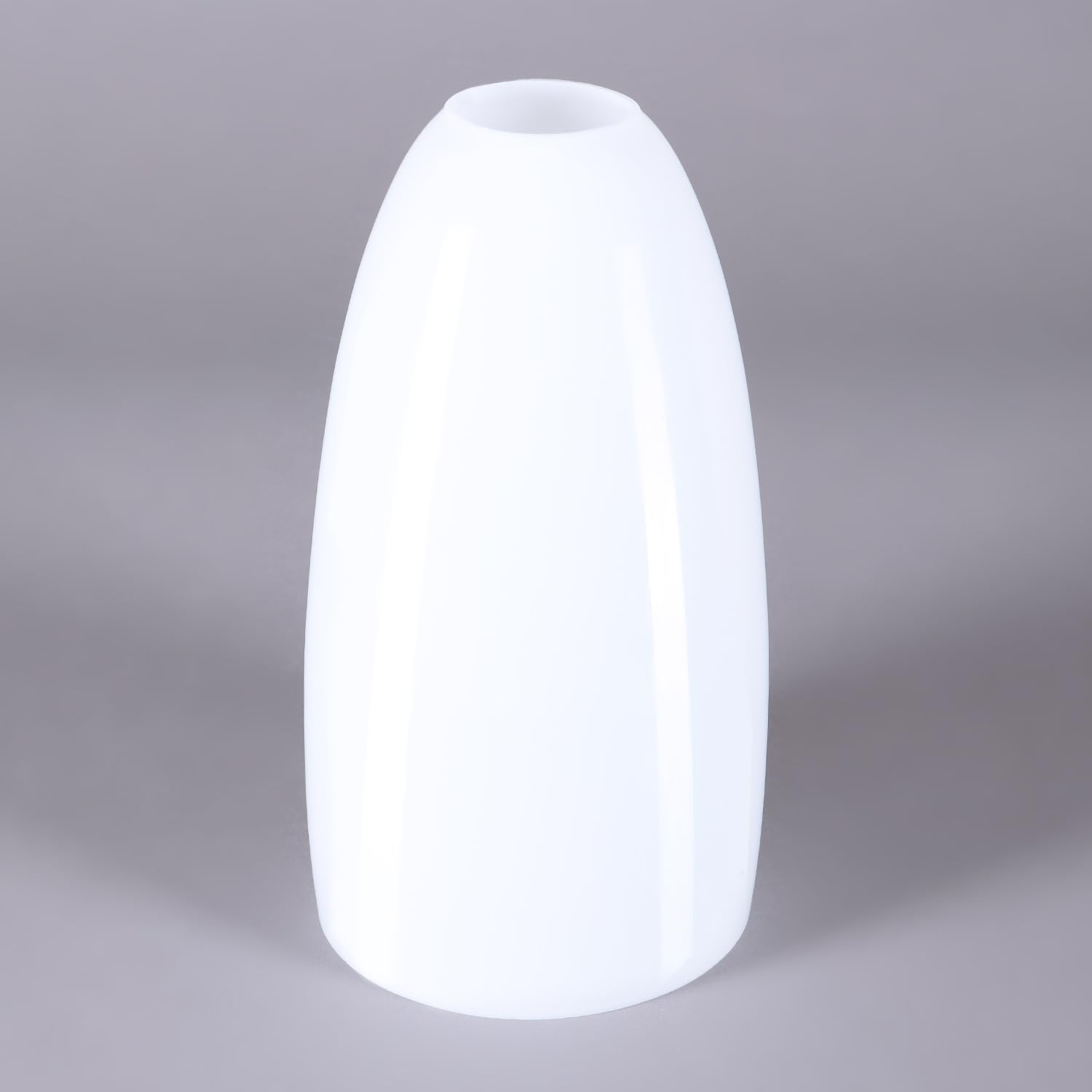 Lampenglas weiß glänzend Ø 130mm Pendel Glasschirm Opalglas Ersatzglas E27 Leuchtenglas Pendelleuchtenglas