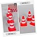 YARNOW 30pcs Boys and Girls Traffic Signs Traffic Signs Road Cones Simulation Early Education Toys