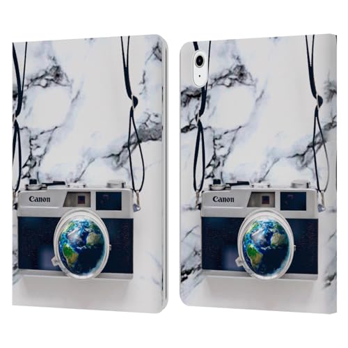 Étui portefeuille iPad Air 11 cuir Haroulita Caméra du Monde