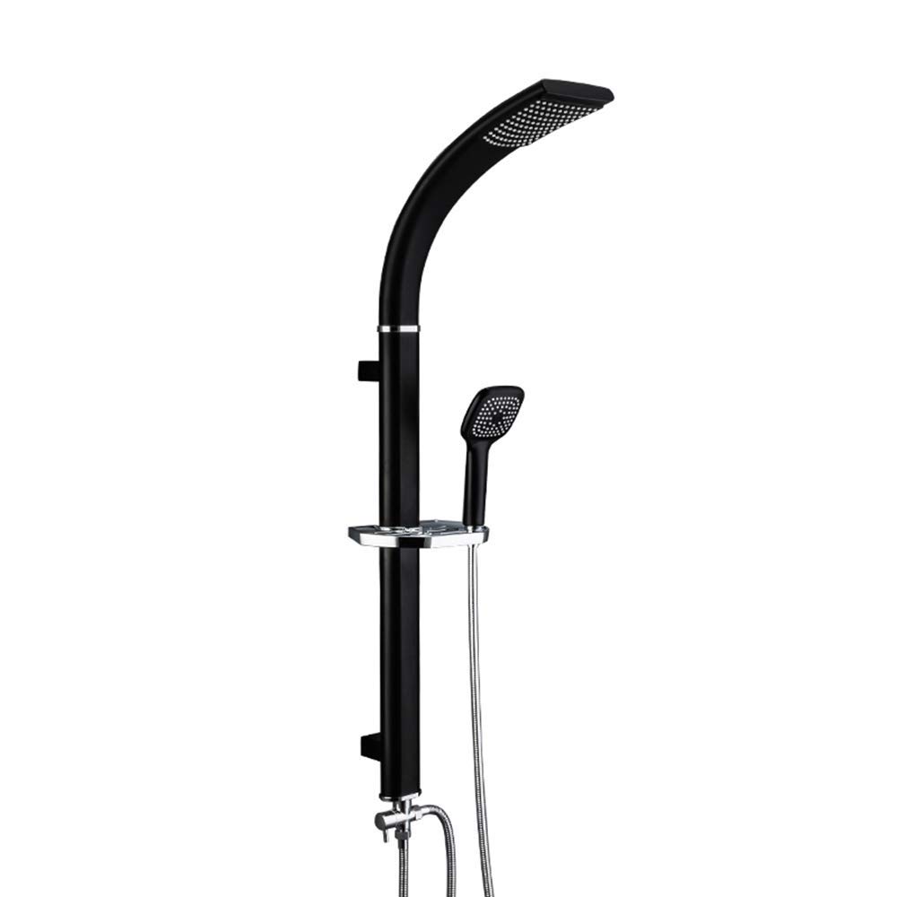 Robinet de douche de salle de bain noir pour une ambiance spa