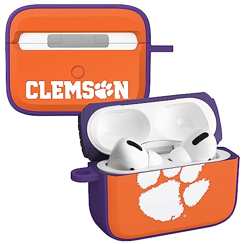 AFFINITY BANDS Clemson Tigers HDX Case Cover Compatible with Apple AirPods Pro 1 & 2 (Classic)