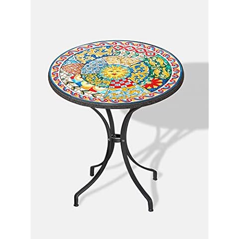 Table en pierre de lave Terrecotte del Sole Cover