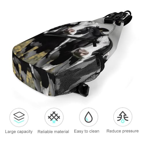 Mochila tipo sling blanca para senderismo y uso casual miniatura 5