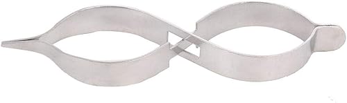 Alucy Pinzas de joyería, pinzas portátiles de bloqueo cruzado para joyería, diamante de plata, abrazadera para soldadura, soldadura de joyería,