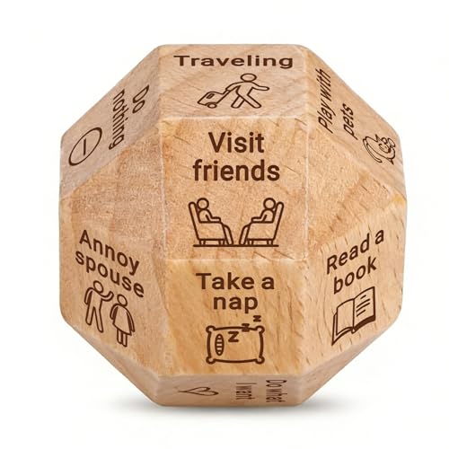 Retirement Gifts for Men Women - Wooden Dice Retired Gifts for Men Women | Happy Funny Retirement...