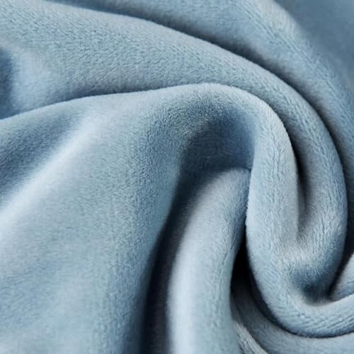 Housse de fauteuil Chesterfield bleu clair extensible | Lot de 2