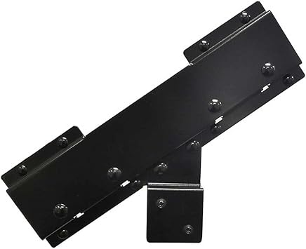 Pylex 13920 Steel Stair Riser Connector, Black