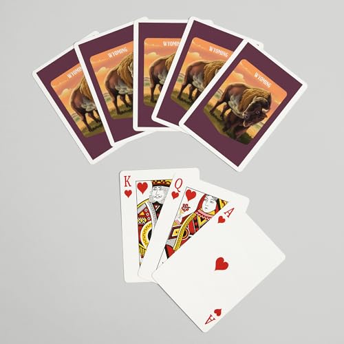 Naipes Póker Wyoming, Serie Fauna, 52 Cartas Adulto miniatura 7