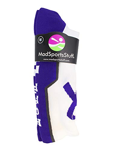 MadSportsStuff Relay for Life Hope Cancer Awareness Athletic Crew Socks2