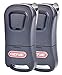 Genie Single Button Garage Door Opener Remotes (2 Pack) - Safe & Secure Access - Each Remote Compatibile Only With Genie Intellicode Garage Door Openers - Model G1T
