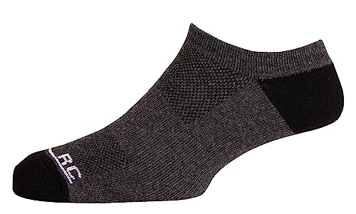 Image of RC. ROYAL CLASS Men No Show Ankle Socks for Men, Cushioned Towel Low Cut Casual & Sports Cotton Unisex Socks, Pack of 5 Pairs, Short Non /Anti-Slip Invisible Socks with Mesh Ventilation, Free Size