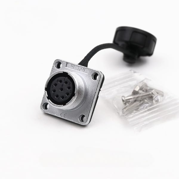 WF16 9pin Aviation Circular Connector Bending Right Angle TV/Z Male Plug and Female Socket Waterproof