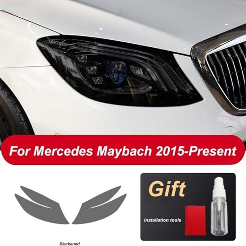 Protection de phare en TPU noir pour Maybach Classe S - 4