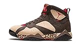 nike men's air jordan 7 retro raptor sku=at3375-200 AIR Jordan VII (7) Retro Patta, Shimmer/Tough Red/Mahagoni mi, 41 EU