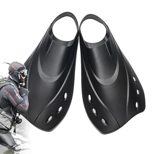 Aletas de buceo - Aletas de natación para buceo, aletas cortas | Aletas de buceo compactas, aletas ergonómicas y cómodas, aletas de natación cortas, aletas de entrenamiento para nadar