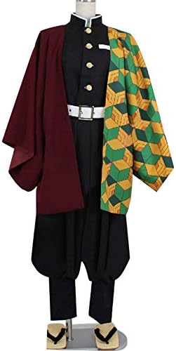 Amazon Co Jp 夢の工房 鬼滅の刃冨岡義勇コスプレコスチュームイベントウイッグ選択可能 ホビー 通販