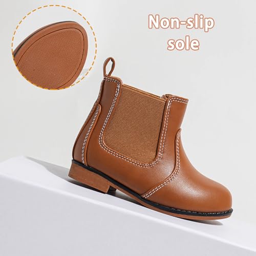 Girls Boots Fashion Ankle Boots for Girls Chelsea Booties for Toddler/Little Kids3