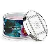HomeWorx by SLATKIN + CO. Candle- Coastal Water Lily, 18 oz. Premium Scented Candle - 30-55 Hours...