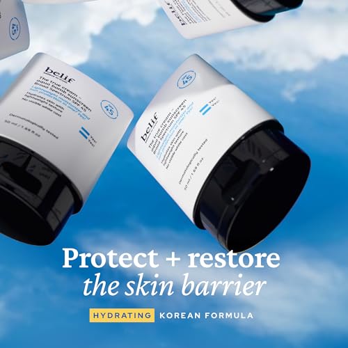belif Aqua Bomb SPF 45 Hydrating Niacinamide Sunscreen (1.69 fl. oz) - The True Cream PA++++, Daily Broad Spectrum, No White Cast, Weightless & Invisible, Non-Greasy, Korean Skincare | Hydrating, Niacinamide, The True Cream, PA++++, Daily Broad Spectrum, No White Cast