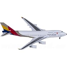 ACE HOBBY for NG Lite for Asiana Airlines for Boeing 747-400M HL7421 1400 Airplane Pre-Built Model