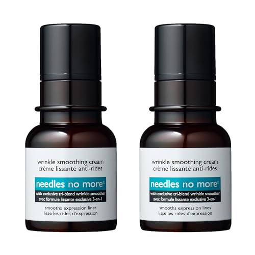 Dr. Brandt Needles No More Wrinkle Smoothing Cream - Smooths Expression Lines, Firms & Protects the Skin - 0.5 oz, Pack of 2