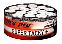 Generisch 30 Overgrip Super Tacky Plus Tape Tennis Griffbänder Weiss