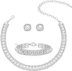 Silver Plated White Crystal（2）