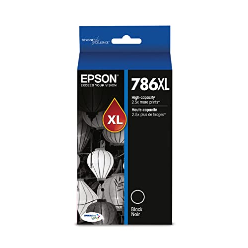 Epson T786 DURABrite Ultra Ink High Capacity Black Cartridge (T786XL120-S) for Select Workforce Printers Epson T786 DURABrite Ultra Ink High Capacity Black Cartridge (T786XL120-S) for Select Workforce Printers