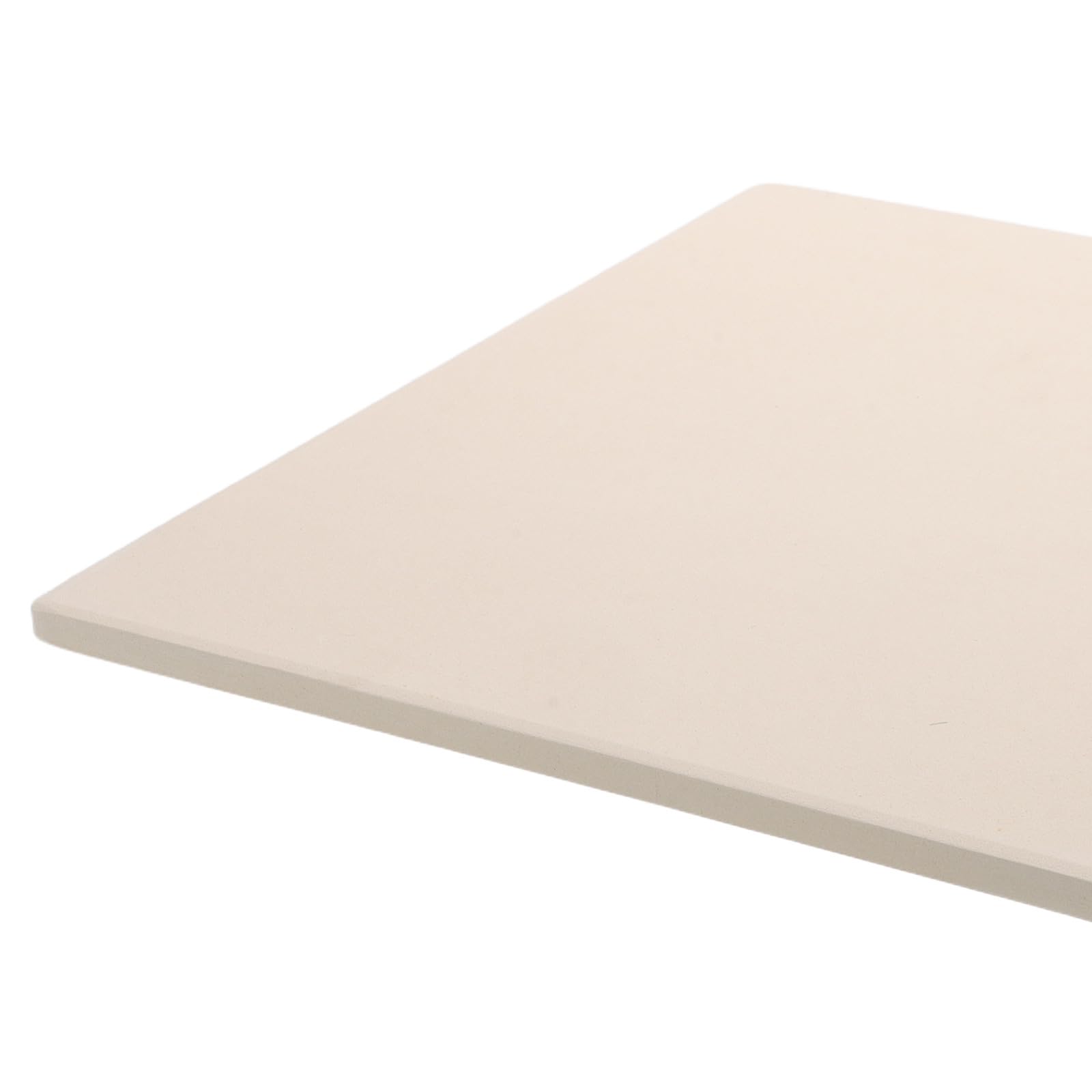 Pietra per Pizza Quadrata in Cordierite, Beige, per Forno e Barbecue | Superficie Resistente ai Graffi E’usura, Distribuzione Uniforme del Calore, Facile da Pulire