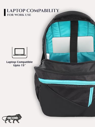 Image of Lavie Sport Lozenge Pro Laptop Backpack | 34 Liters | Fits Upto 15 Inch | Laptop Compatiable | For Men & Women