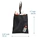 High Road Slim Hanging Car Trash Bag with Waterproof Liner, Storage Pocket and Adjustable Strap - Hangs from Handles or Headrest Posts Without Taking Up Legroom