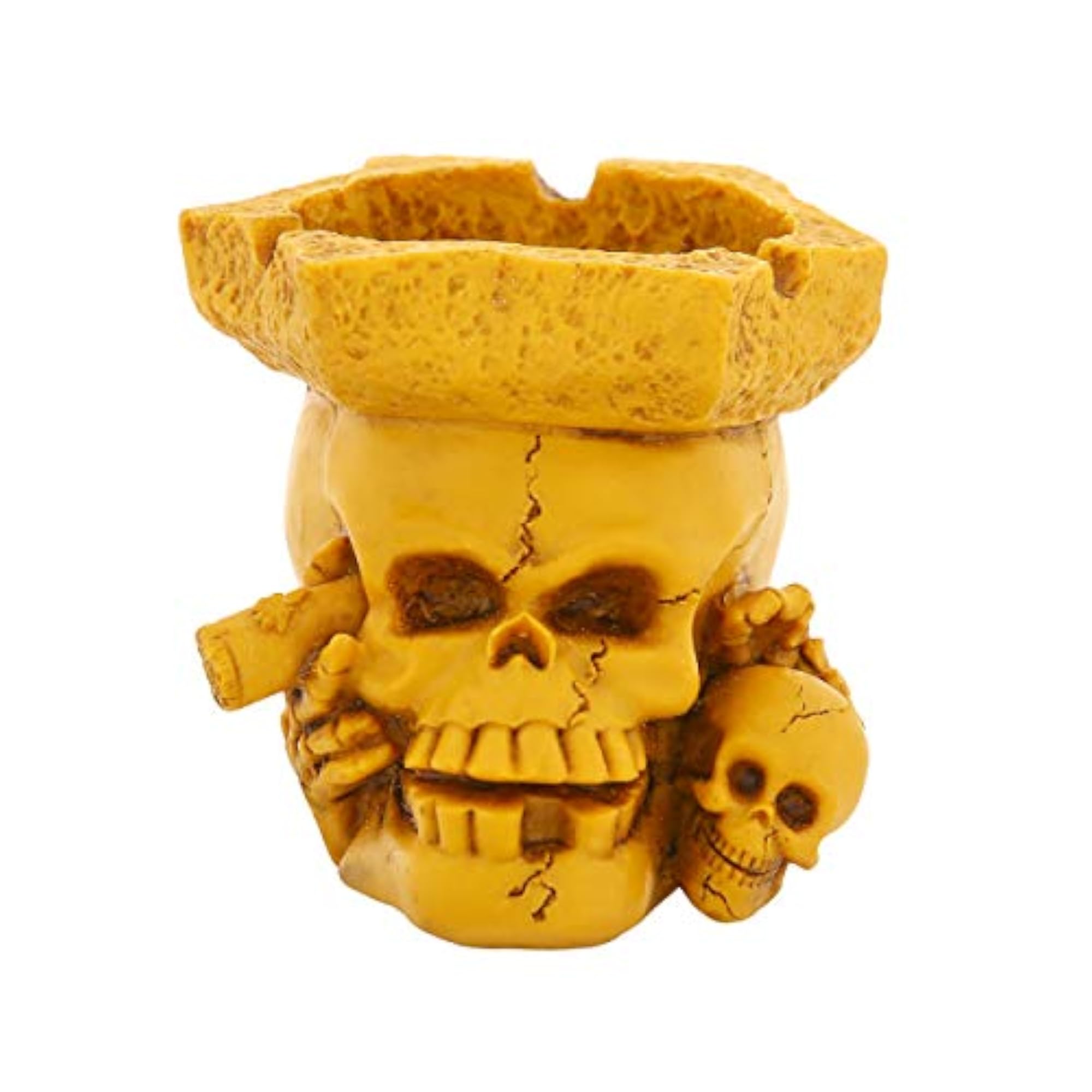 Resin Skull Ashtray for Home and Office