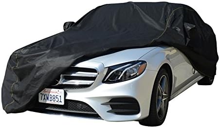 Custom Boxter Cayman Car Cover - Breathable, Indoor and Outdoor Automotive Accessories - Dust, UV Ray, Mist, Vehicle Protection - Full Semi-Custom Fit - Elastic Hem and Bonus Storage Bag (black)