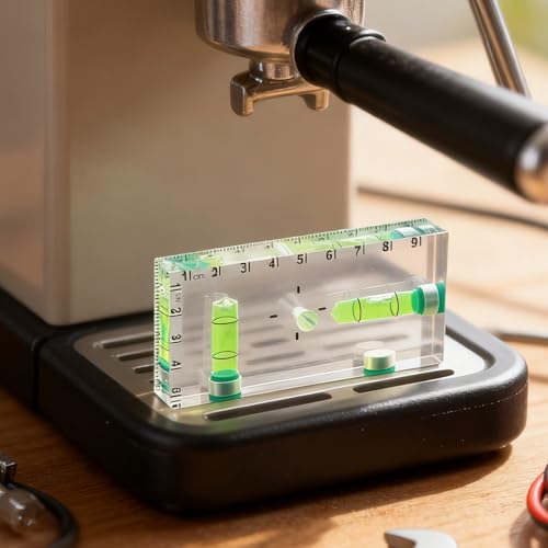 Candeon Mini Magnetische Wasserwaage, Transparente Zwei Richtungs Wasserwaage Mit 2 Libellen 90°/180°, Kleine T-Typ Horizontale/Vertikale Taschenwasserwaage, 95 X 50 X 13mm