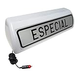transporte especial bogota Reflectante a ambos lados. Señal de transporte homologada V-21 especial luminosa cartel avisador acompañamiento vehiculo con imanes y luz.