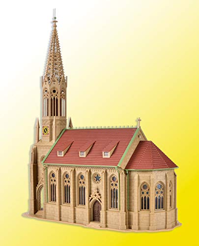 Église gothique miniature Vollmer HO pour animer vos réseaux ferroviaires