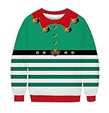 Weihnachten sexy Crop Tops für Frauen Weihnachten khaki Tops für Frauen Top Weihnachtsbaum mit Lichtern Strickmuster für Weihnachtspullover Weihnachten Frauen Sweatshirt Reißverschluss vorne Schulter Weihnachten Sweatshirt Frauen Weihnachten Pullover Frauen Top Knoten Stirnband für Frauen Sweatshirt Damen Sweatshirt