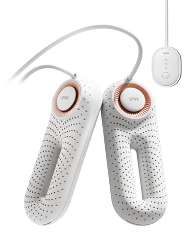 SOTHING 靴乾燥機 ターボファン 360°熱風循環 シューズドライヤー シューズ乾燥機 くつ乾燥機 消臭＆防臭＆除湿 タイマー機能 コンパクト 給電式 PTCヒーター スニーカー/革靴/ブーツ/靴下/グローブ上履き 雨 雪 梅雨・台風対策 省エネ 安全自動停止 カビ防止 日本語取扱説明書付 PSE認証済み