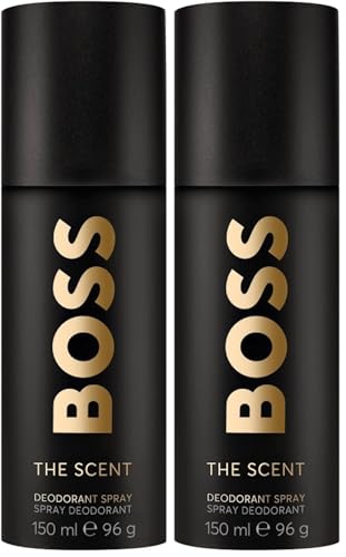 Boss The Scent Deo Spray für Männer 150ml (Packung mit 2)