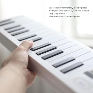 Piano Pliable à 61 Touches, Clavier de Piano Portable en Plastique écologique Non Toxique et Résistant à l’usure pour la Pratique des Débutants - Les Beatles, Paul McCartney, John Lennon, RIngo Starr, George Harrison Piano Pliable à 61 Touches, Clavier de Piano Portable en Plastique écologique Non Toxique et Résistant à l'usure pour la Pratique des Débutants – Image 2