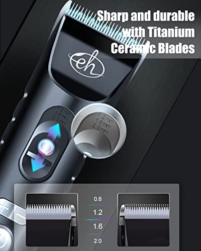 Ceramic Cat Grooming Kit Clippers Trimmer For Matted Hair - Low Noise, 3 Speed, Cordless Dogs Cats Pets Clipper Shavers Rechargeable - Professional Groomer Clipper With Charging Stand For Pet #TOP3