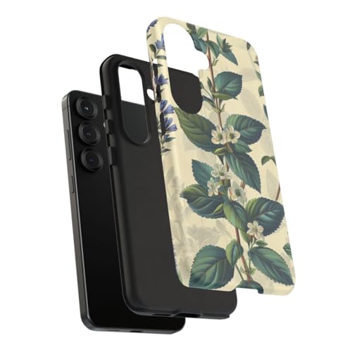 Coque rigide mate Samsung S25 herbes botaniques - 4
