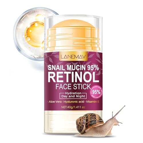 Face and Neck Cream Stick - Retinol Face Cream - 95% Snail Mucin ...