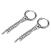 Qiao Nai 1 pieza KPOP BTS Bangtan Boys Album de acero inoxidable Tassel Stud pendientes accesorios de joyería coreana para hombres y mujeres arete 1A