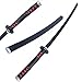 The Cosplay Company 41" Metal Fantasy Samurai Replica Demon Slayer Sword Tanjiro