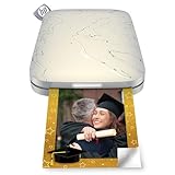 HP Sprocket Stampante Fotografica Istantanea Portatile 5.8x8.7 cm (Bianco) Stampa le immagini su carta adesiva ZINK dai tuoi dispositivi iOS e Android